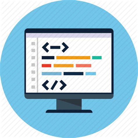 Code Coding Developer Development Editor Html Monitor Icon