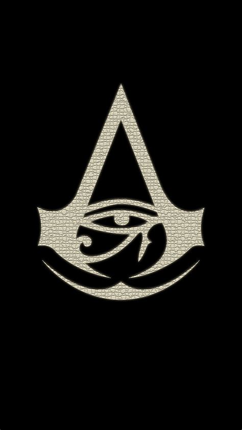 Assassins Creed Origins Amoled Logo Wallpaper Assassins Creed Origins