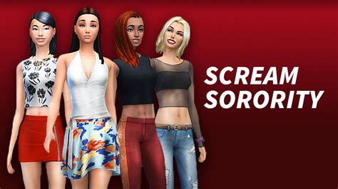 Lets Play The Sims 4 Scream Sorority Part 1 Youtube