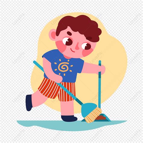 Sweep The Floor Classroom Eleme Sweep Icon Png Transparent