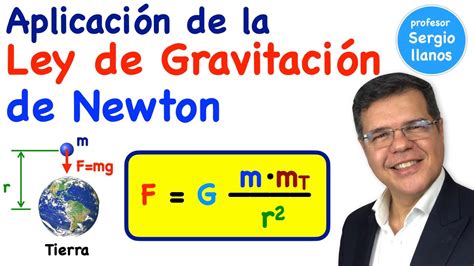 Aplicación De La Ley De Gravitación Universal De Newton Youtube