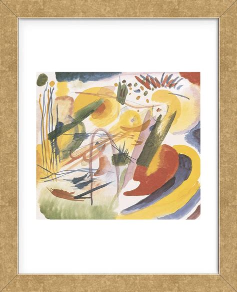 Mcgaw Graphics Without Title By Wassily Kandinsky Framed