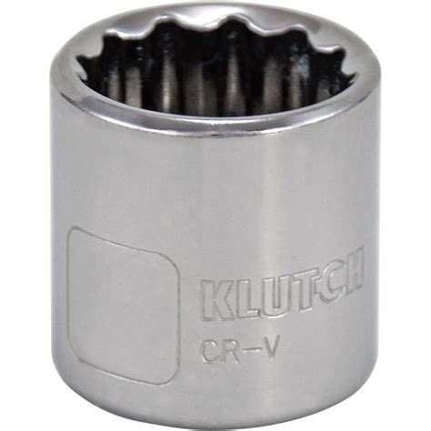 Klutch Socket — Metric 17mm 38in Drive 12 Pt Northern Tool