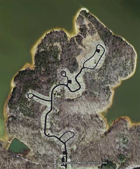 33 Patoka Lake Campground Map Maps Database Source