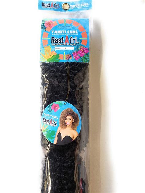 rastafri tahiti curl crochet hair extensions 1 beauty and personal care