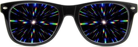 glofx ultimate diffraction glasses 3d prism effect edm rainbow kaleidoscope style rave