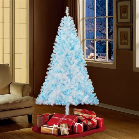 Holiday Time Pre Lit 65 Madison Pine White Artificial Christmas Tree