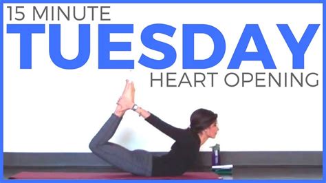 Tuesday 7 Day Yoga Challenge Heart Opening Yoga Routine Sarah Beth