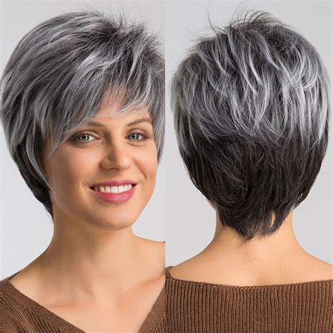 Short Hair Over 60 Short Hair Wigs Wigs With Bangs Curly Wigs Short