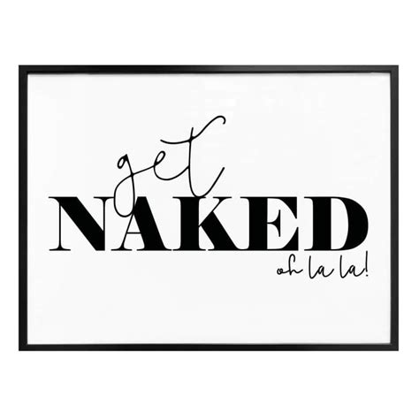 poster get naked wall