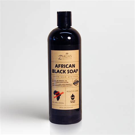 Liquid African Black Soap With Argan Oil
