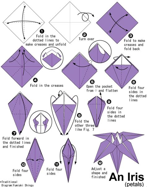 Origami Printable Instructions Learn How To Make Flowers Masks And