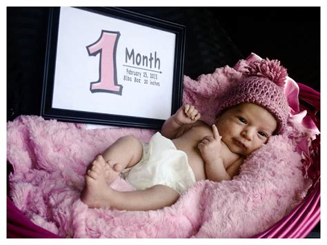 My Baby Girl 1 Month Old I Put The Current Date Weight And Length