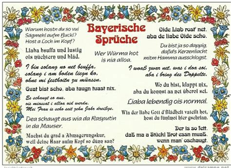 Bayrisch Bayerische Spr Che Bayrisch Bayrische Spr Che
