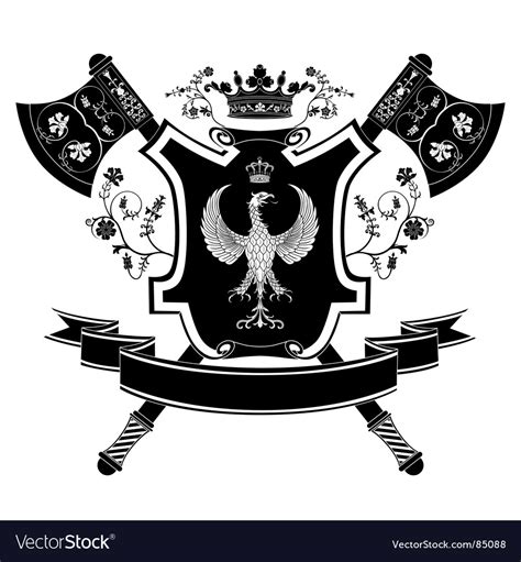 Heraldry Coat Of Arms Royalty Free Vector Image