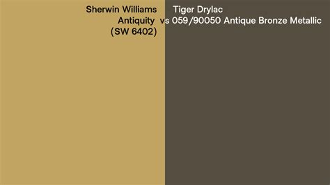 Sherwin Williams Antiquity SW 6402 Vs Tiger Drylac 059 90050 Antique