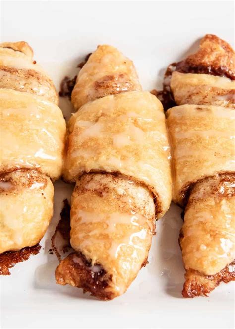 Cinnamon Crescent Rolls Perfectly Flaky Crescent Rolls With A Cinnamon Sugar Filling A