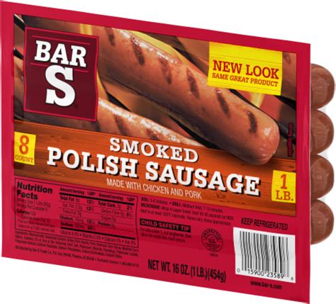 Bar S® Smoked Polish Sausage 8 Ct 16 Oz Kroger