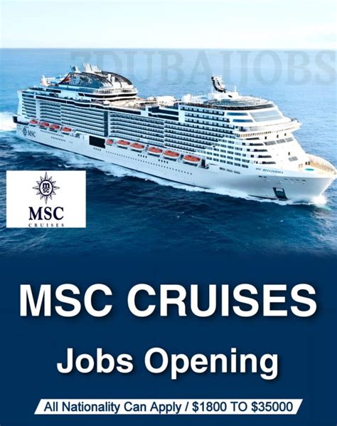 Msc Cruises Careers Msc Cruises Jobs Urgent Hiring 2000 Jobs