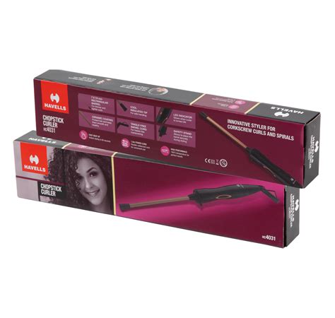 This curling iron will help you to create . Chopstick Curler - Havells India