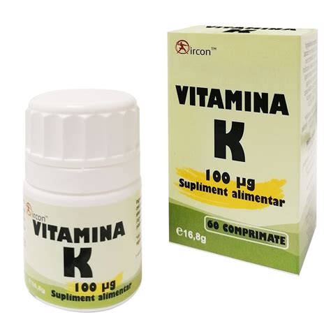 Vitamina K 100 μg Supliment Alimentar Vitamina K 100 μg