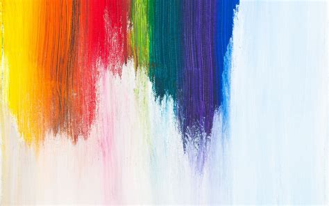 Download Wallpaper 1920x1200 Lines Rainbow Paint