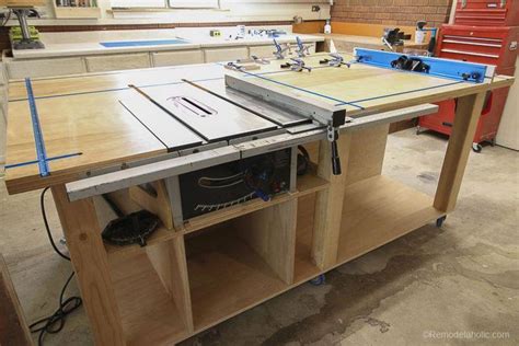 Build This Combo Table Saw Workbench And Router Table Using The Free