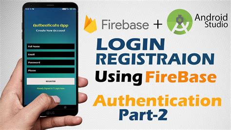 Login Register Android App Using Firebase Studio Studio Sign In And