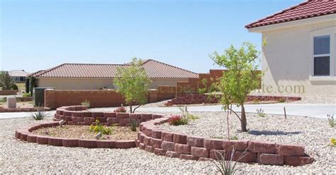 Keep on reading to find a striking one that suits your home and boost the curb appeal immensely. Desert Southwest landscaping on a small hillside circular ...