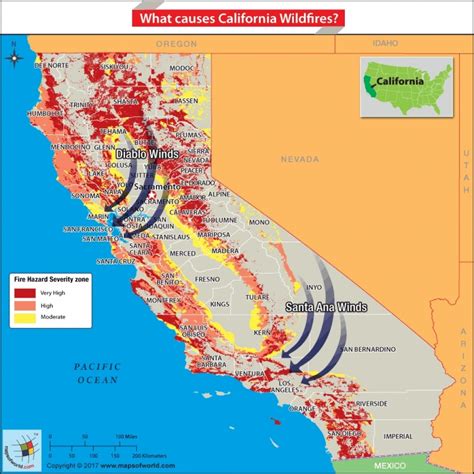 Current Fire Map Southern California Map Of World