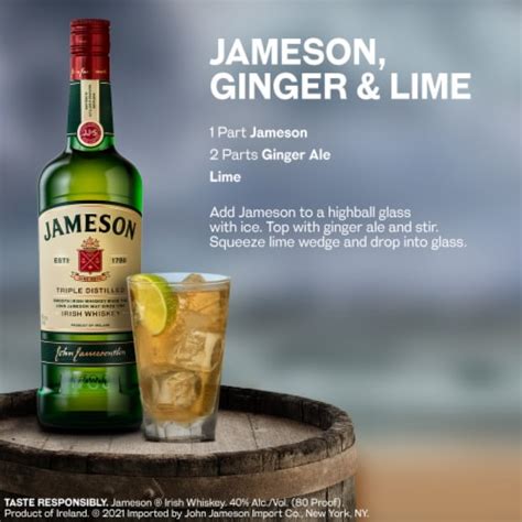 Jameson Original Irish Whiskey 750 Ml Foods Co