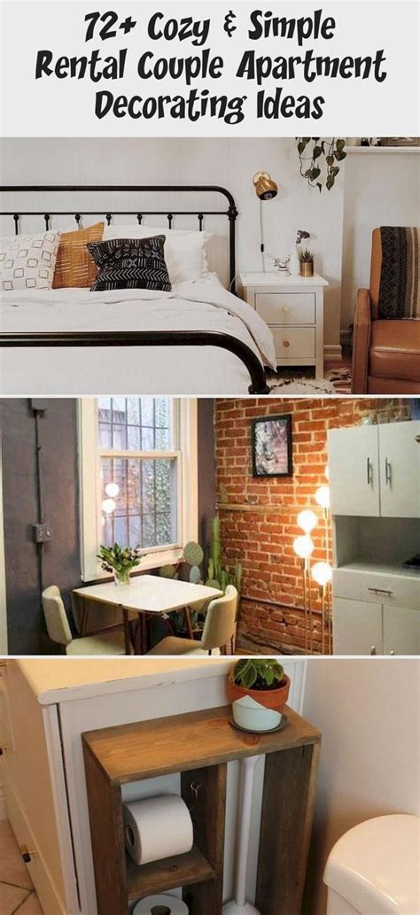 72 Cozy And Simple Rental Couple Apartment Decorating Ideas Couple