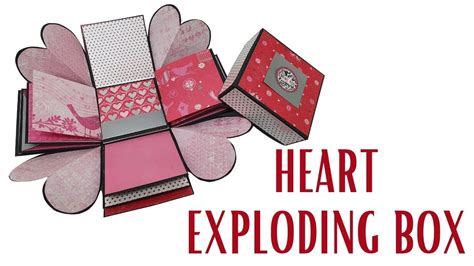 Heart Explosion Box Tutorial Youtube