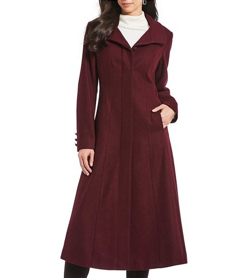 Gallery Fit And Flare Full Length Coat Fashion Fit Flare Cold
