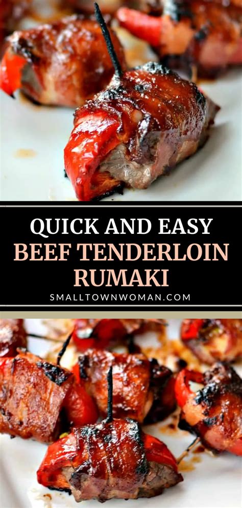 Cold beef tenderloin with tomatoes and cucumbers. Beef Tenderloin Rumaki | Recipe in 2020 | Beef tenderloin ...