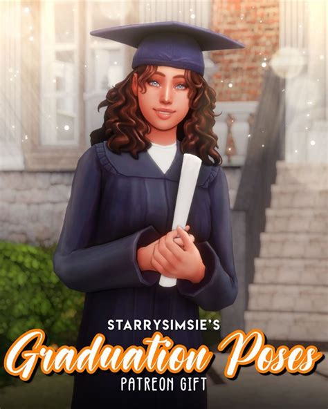 Graduation Poses Patreon T Starrysimsie On Patreon Sims 4