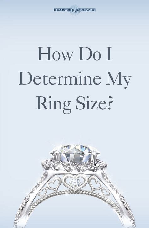 How Do I Determine My Ring Size Ring Size Rings Romantic Jewellery