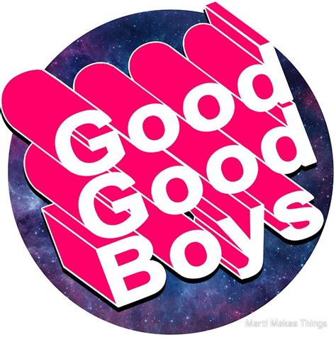 Good Good Boys Mcelroy Brothers Text Only Sticker By Marti Makes