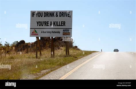 Roadside Sign If You Drink And Drive Youre A Killer Highway In South