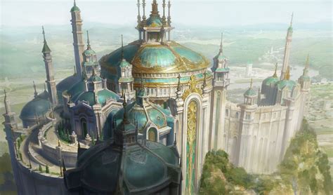 A Quarrel Of Elven Cities Fantasy City Fantasy Landscape Fantasy