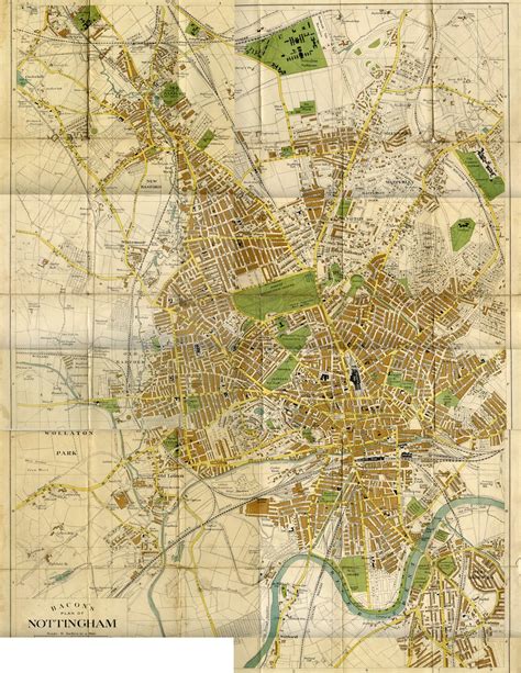 Nottingham 1920s Old Maps Of Nottingham Nottstalgia Nottingham Forums