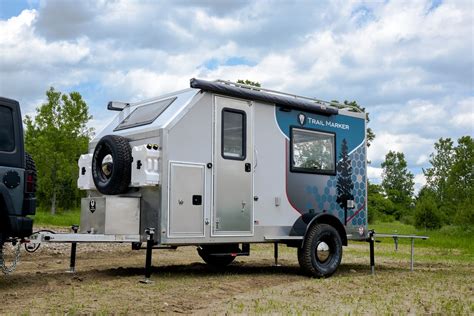 Travel Trailer Uses A Drop Down Bed To Haul Gear Curbed