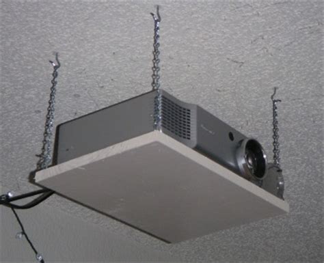 The obvious solution was to mount them on my ceiling. How To Put A Projector On The Ceiling | MyCoffeepot.Org