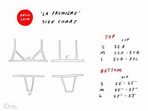 Size Charts Basic Swim