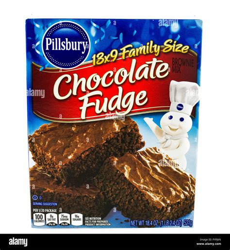 Winneconne Wi 5 February 2015 Box Of Pillsbury Chocolate Fudge