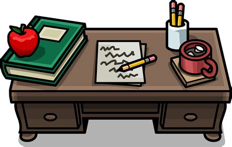 Teacher Desk Png Png Image Collection