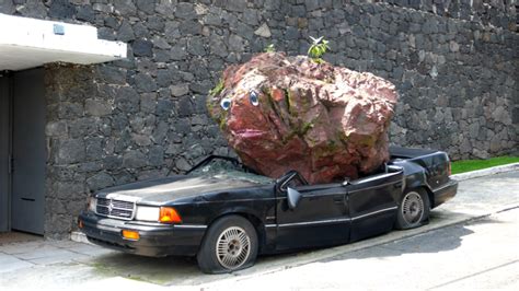 Car Crushed By Volcanic Boulder Debuts Saturday On The National Mall