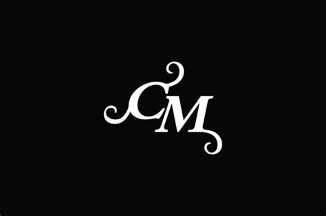 Monogram Cm Logo V2 Graphic By Greenlines Studios · Creative Fabrica