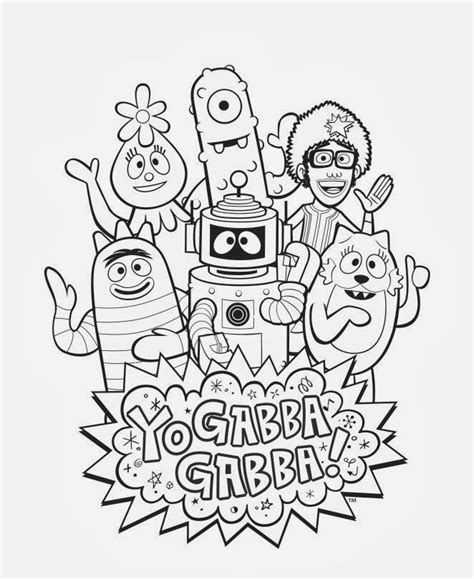 Explore 623989 free printable coloring pages for your kids and adults. Yo Gabba Gabba Dj Lance Coloring Pages - Coloring Home