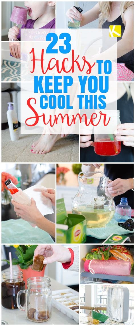 23 Hacks To Keep You Cool This Summer Summer Hacks Summer Life Hacks